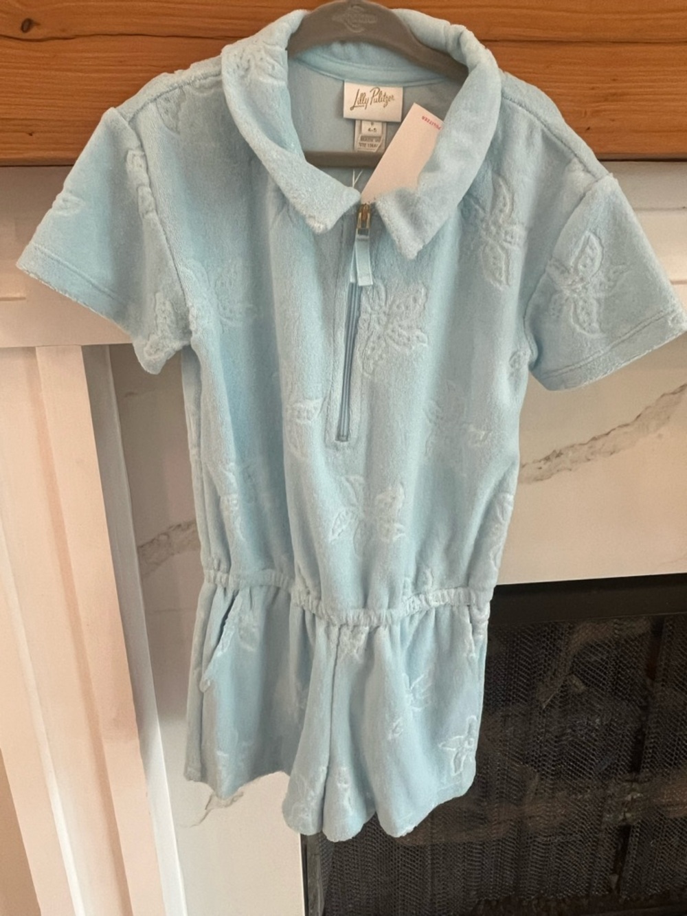 NWT Lilly Pulitzer Katerini Romper Girls size S (4-5)